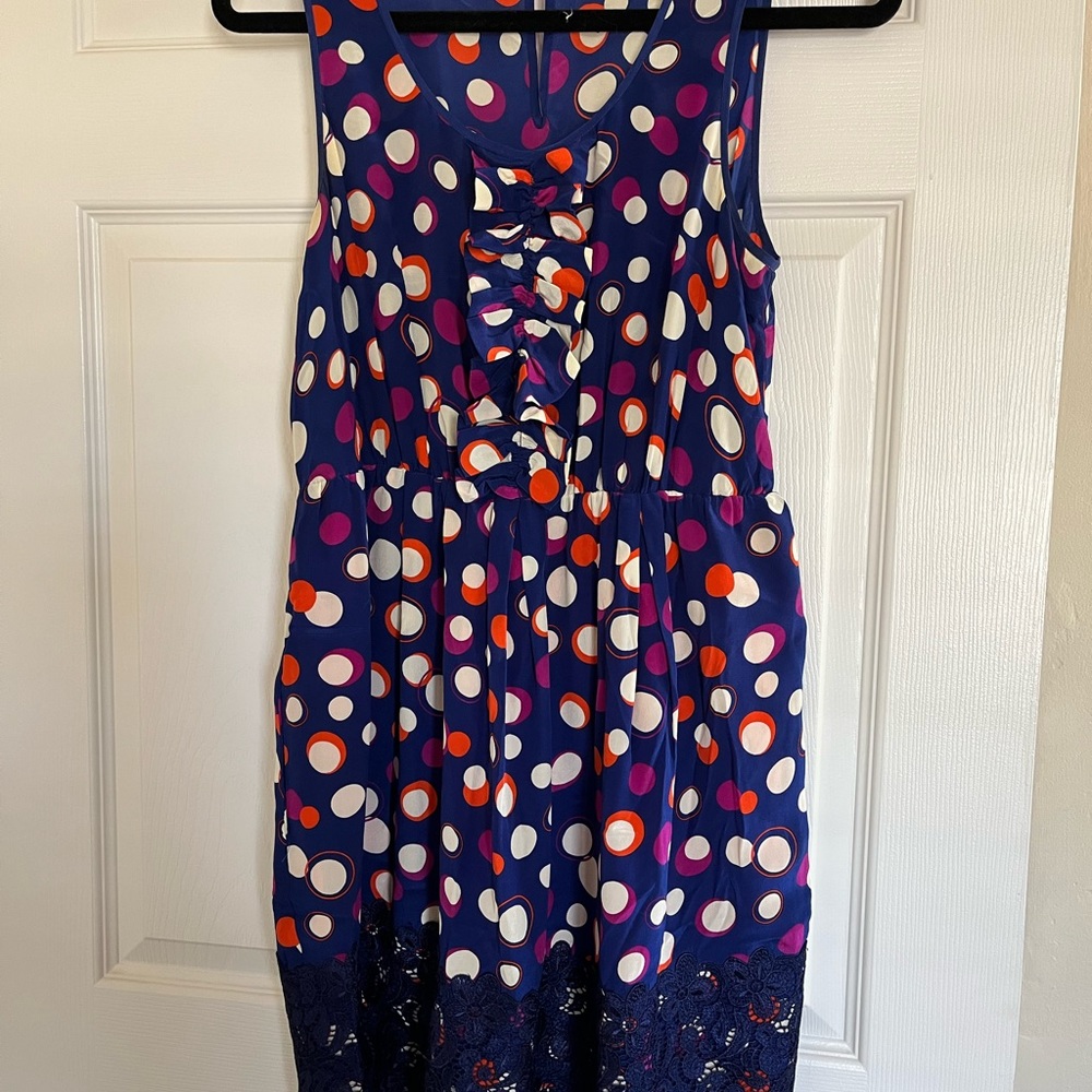 Blue Polka Dot Dress